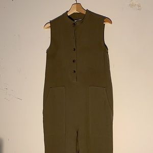BILLY REID JUMPSUIT XS olive green / romper / trendy